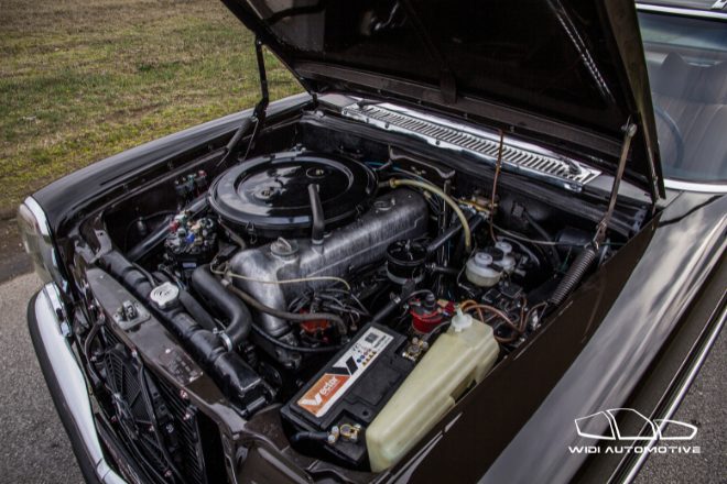 Restored engine bay